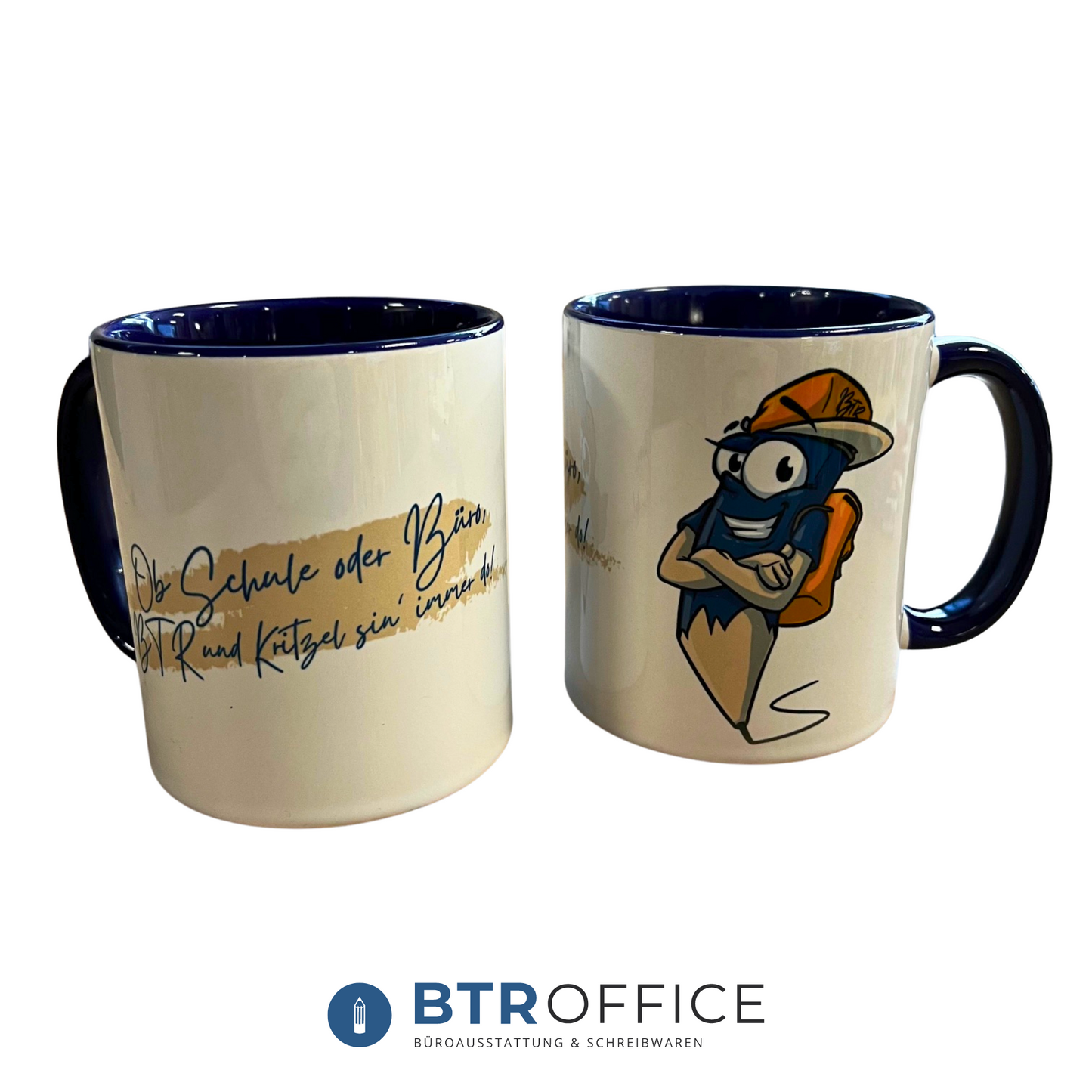 Keramiktasse "Kritzel"