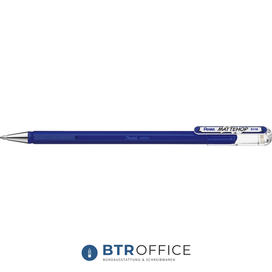 Gelschreiber Mattehop Blau