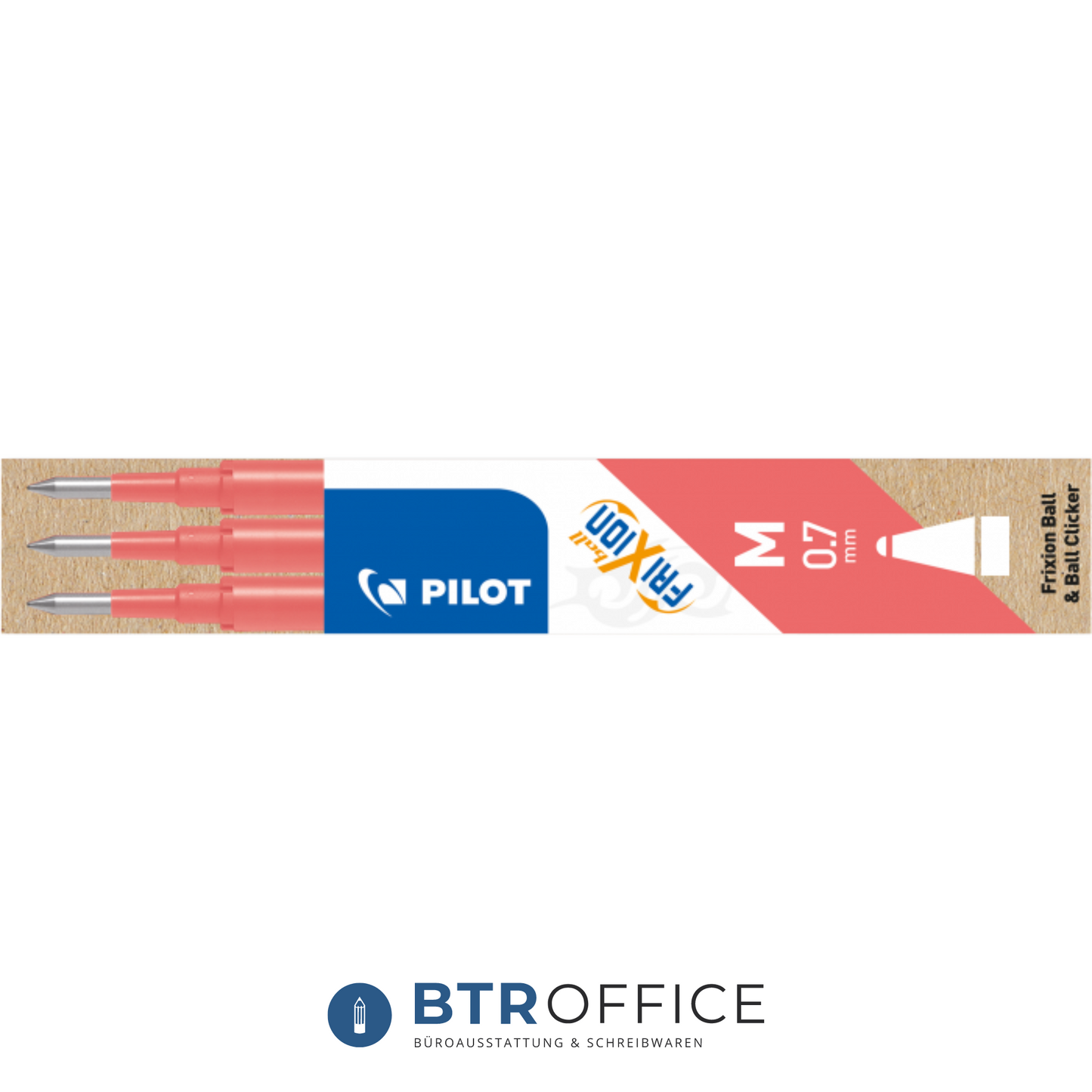 pilot FriXion Ersatzmine 0,7, 3er-Set
