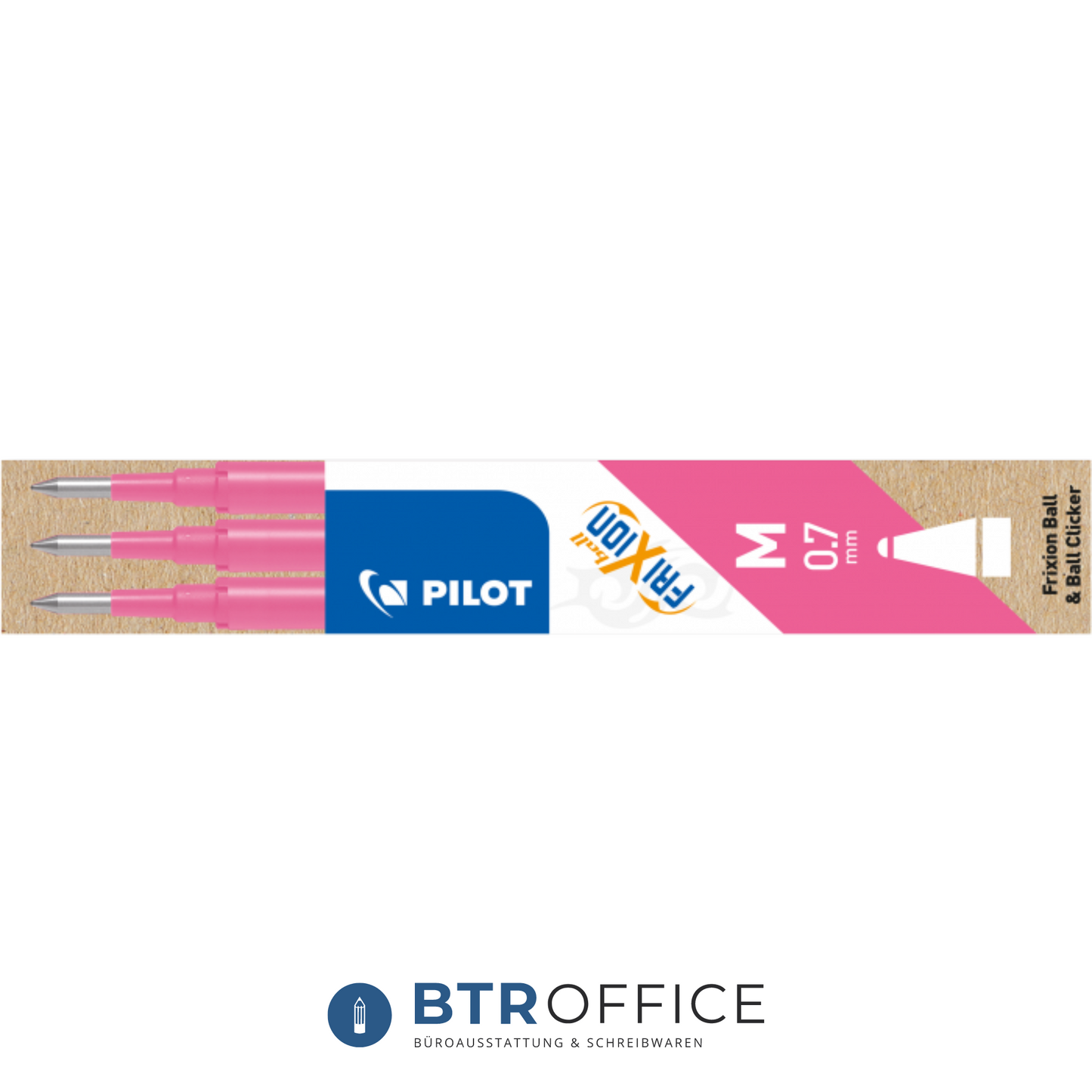 pilot FriXion Ersatzmine 0,7, 3er-Set