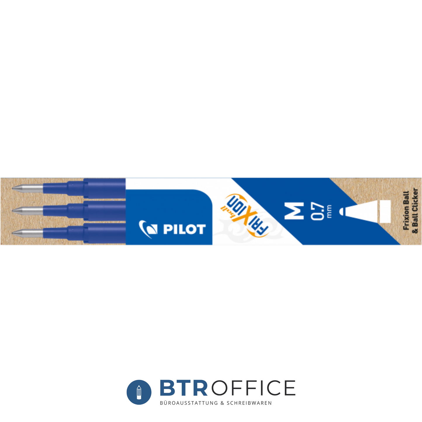 pilot FriXion Ersatzmine 0,7, 3er-Set