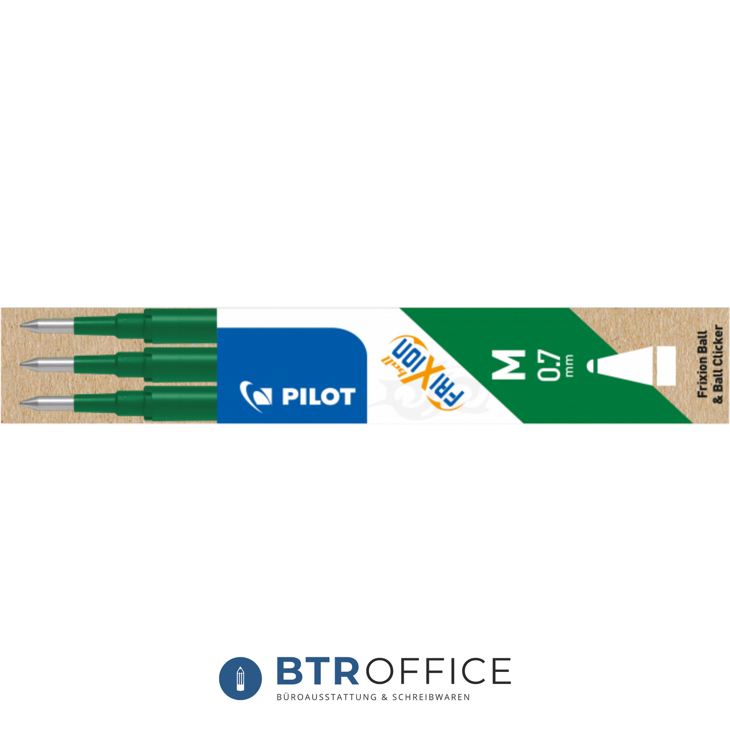 pilot FriXion Ersatzmine 0,7, 3er-Set