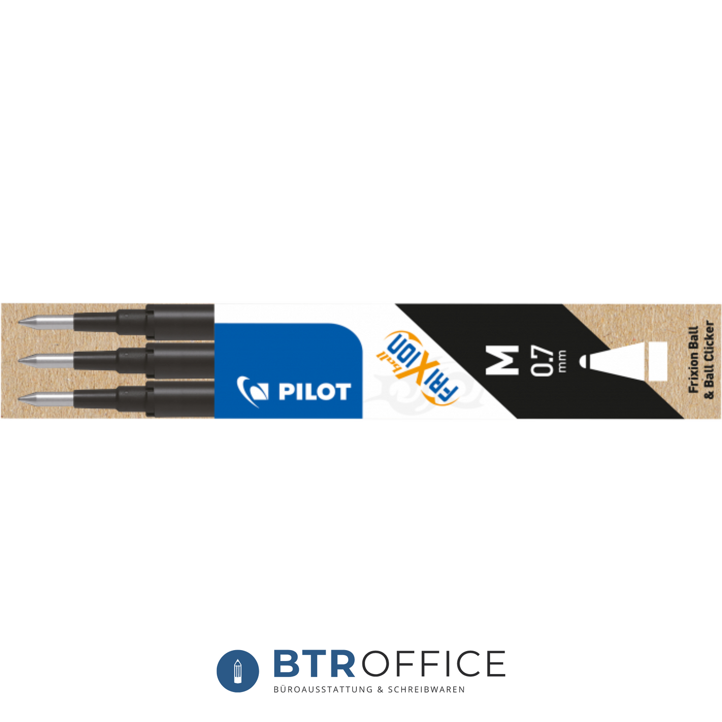 pilot FriXion Ersatzmine 0,7, 3er-Set