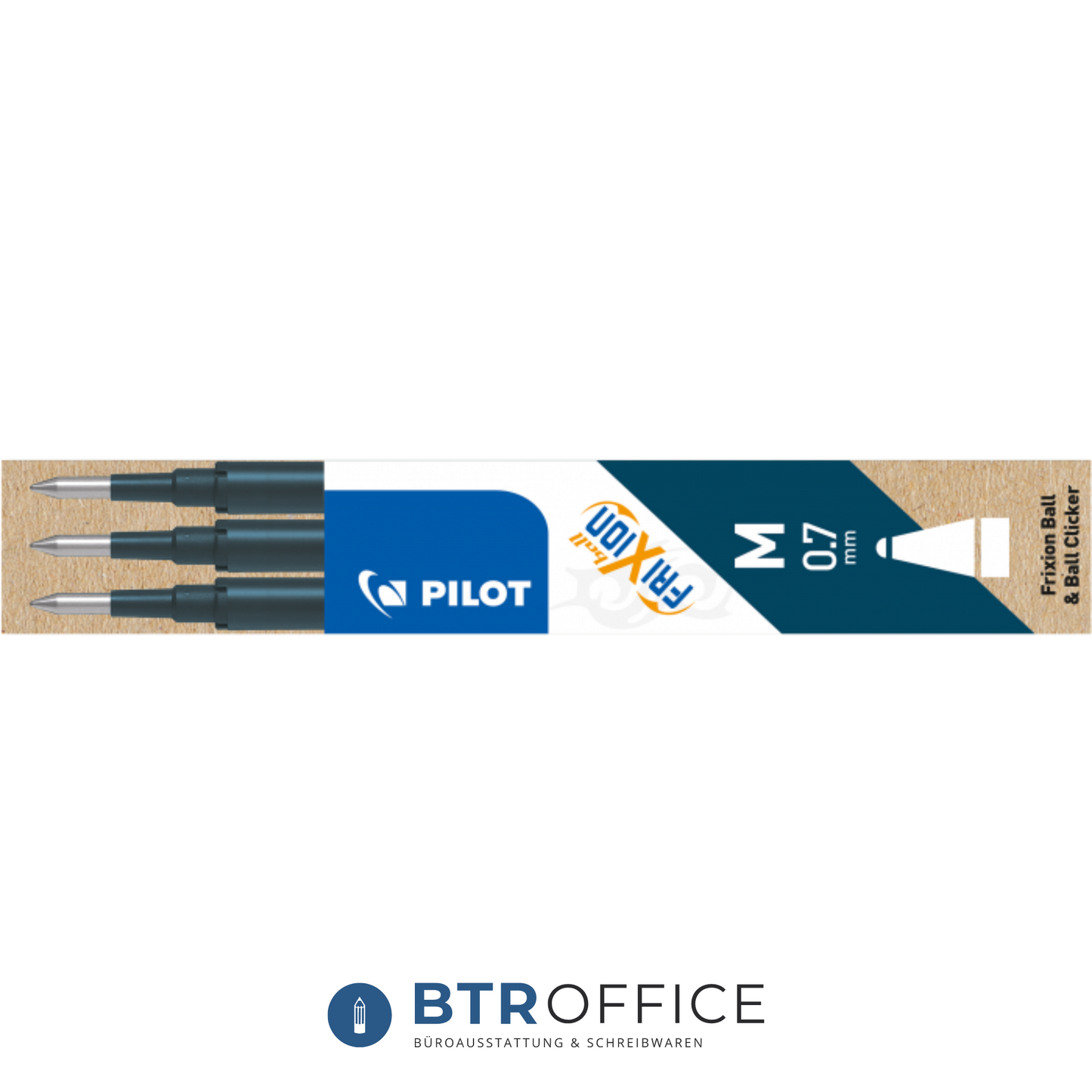 pilot FriXion Ersatzmine 0,7, 3er-Set