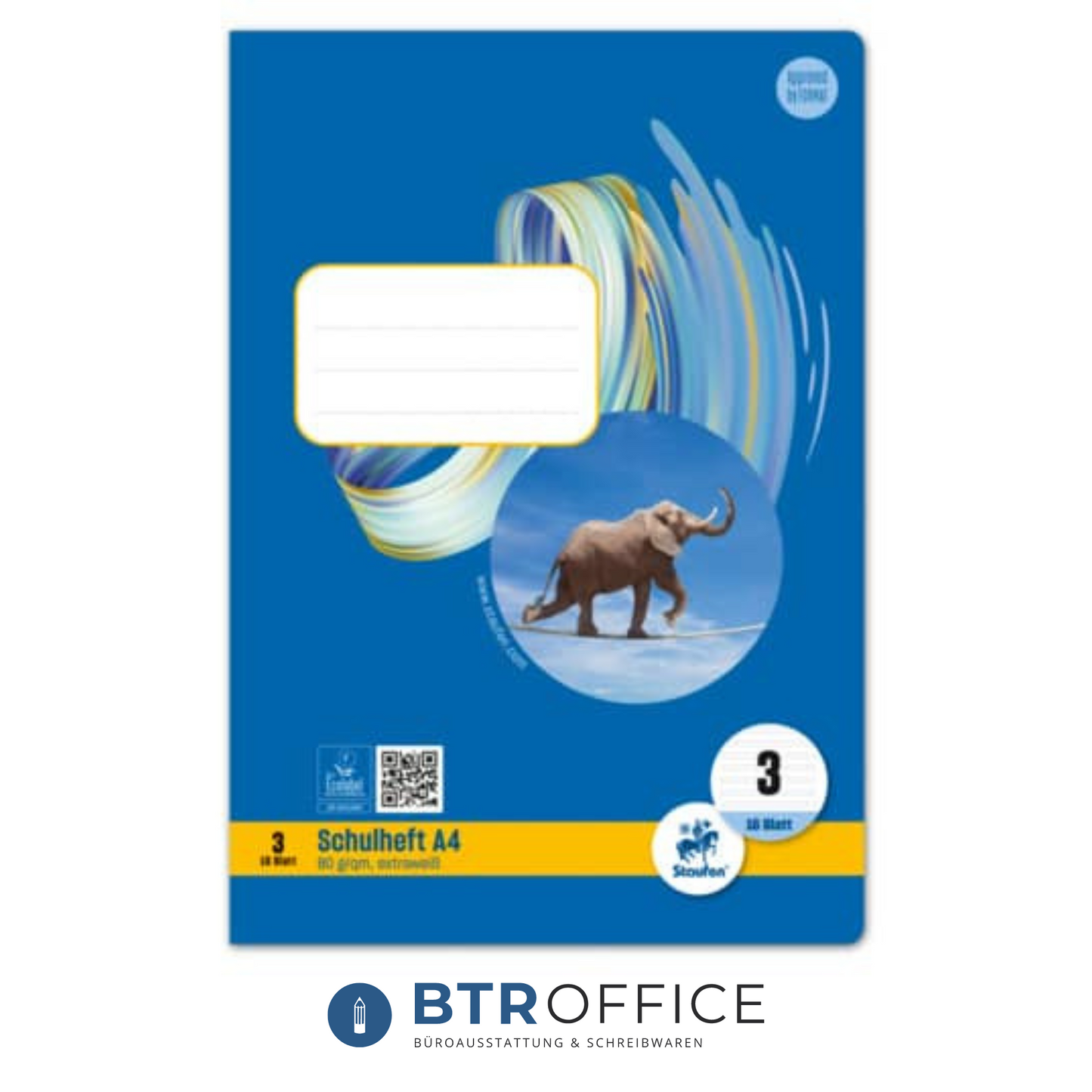 Heft, A4, 80g/m², 16 Blatt, Staufen Style