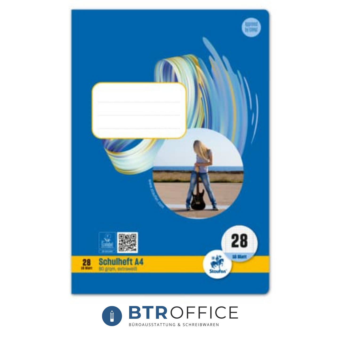 Heft, A4, 80g/m², 16 Blatt, Staufen Style
