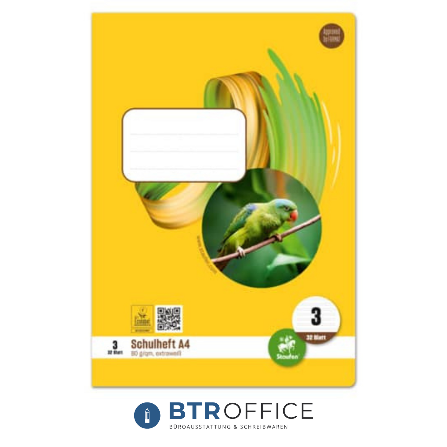 Heft, A4, 80g/m², 32 Blatt, Staufen Style
