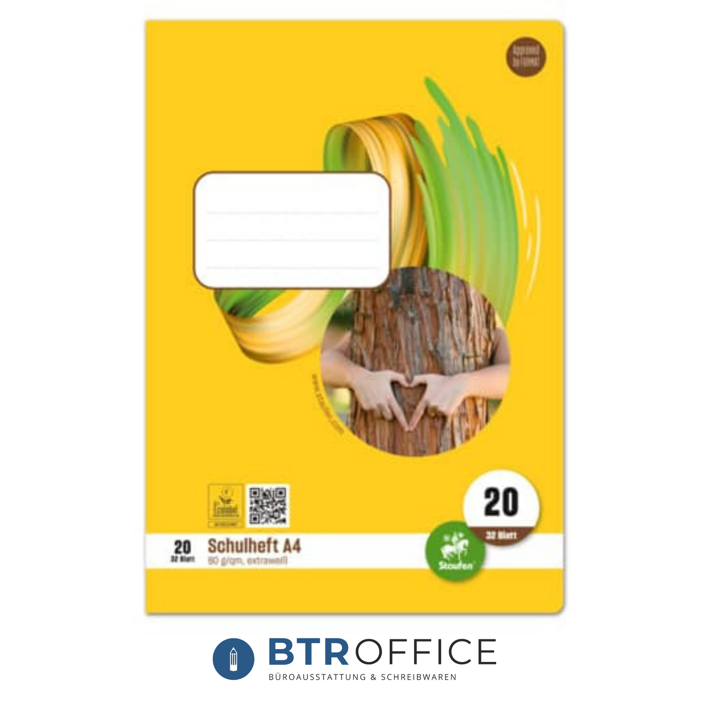 Heft, A4, 80g/m², 32 Blatt, Staufen Style