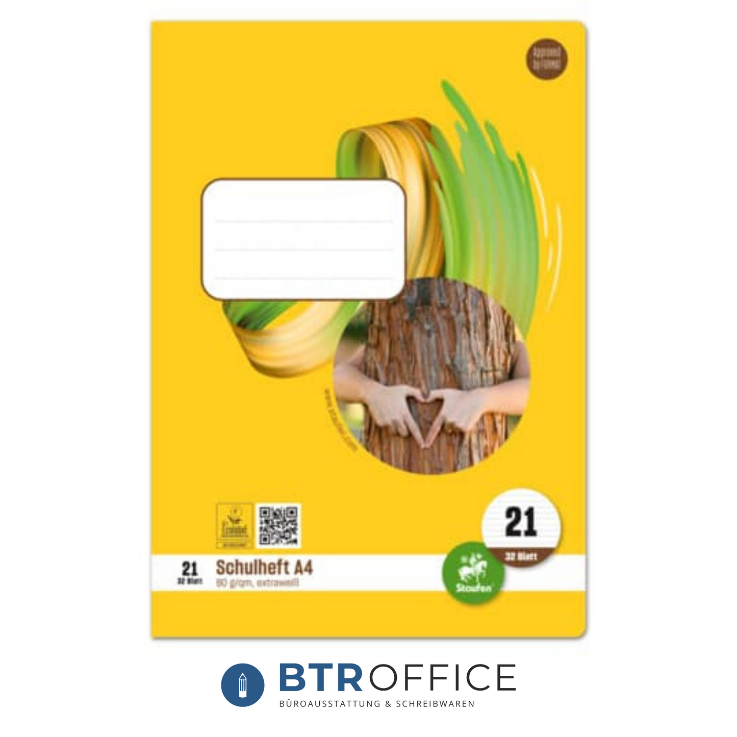 Heft, A4, 80g/m², 32 Blatt, Staufen Style