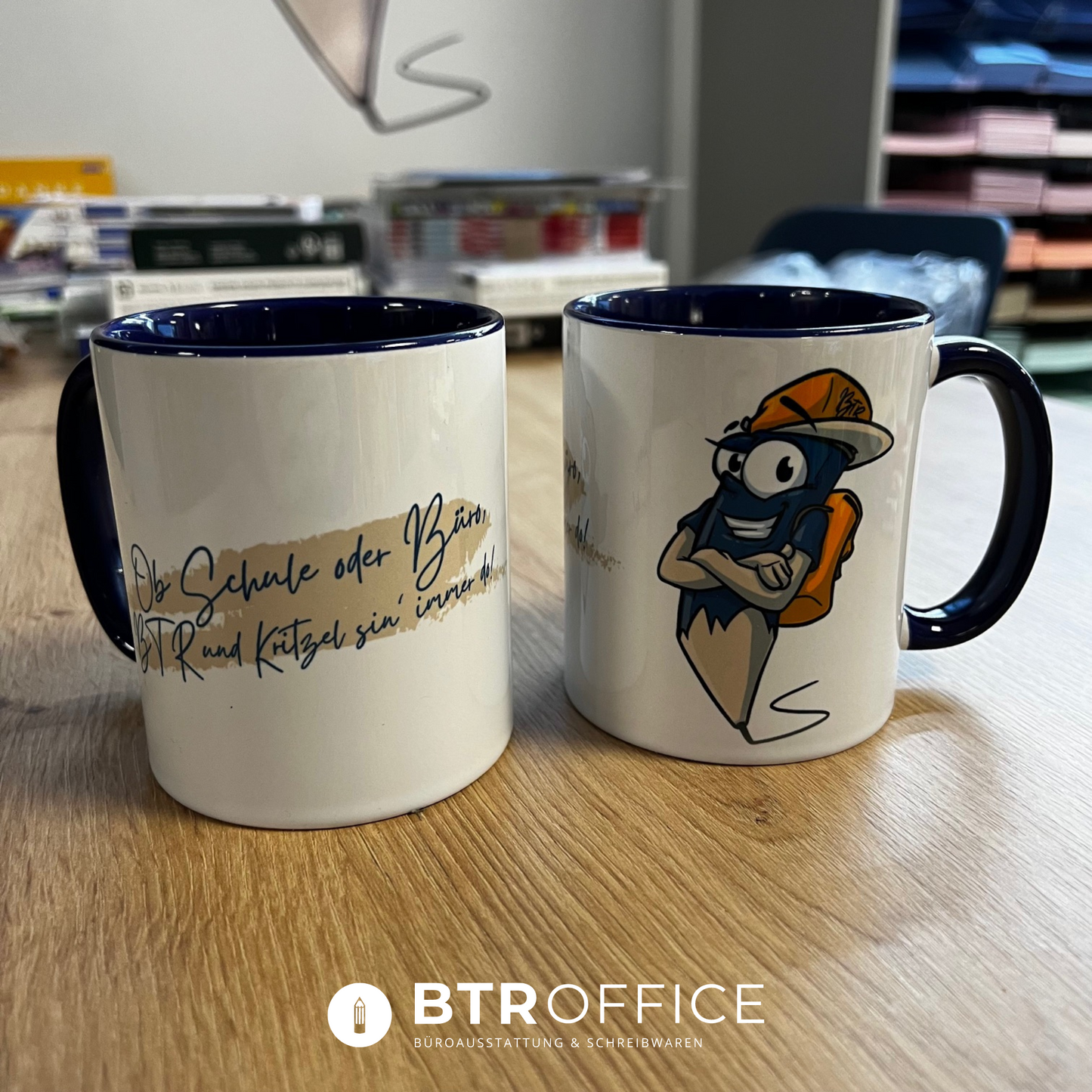 Keramiktasse "Kritzel"