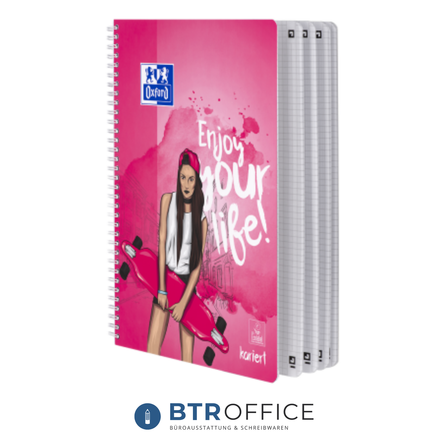 OXFORD LIMITED EDITION SKATERGIRL COLLEGEBLOCK LIN28