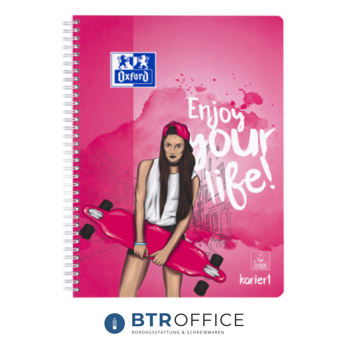 OXFORD LIMITED EDITION SKATERGIRL COLLEGEBLOCK LIN28