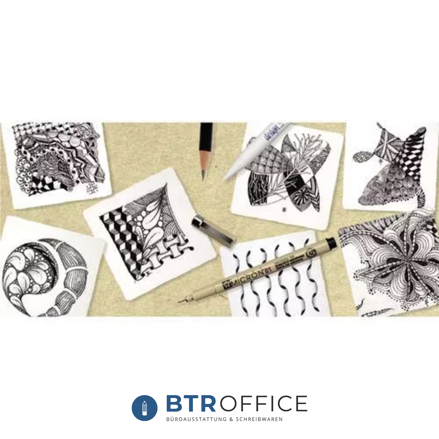 SAKURA® PIGMA MICRON™ 10er-Fineliner-Set, schwarz