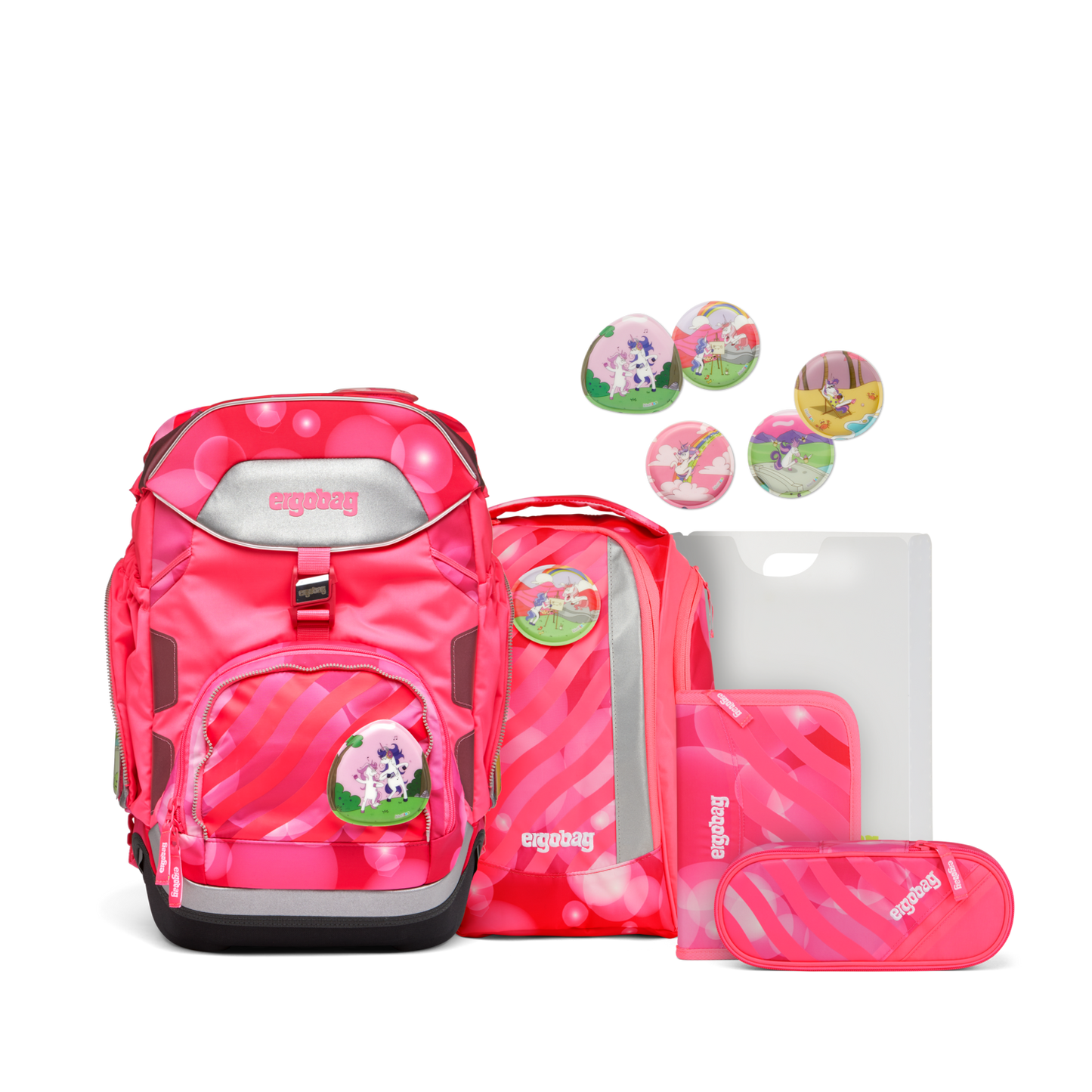 ergobag pack-set KuntBärbuntes Einhorn